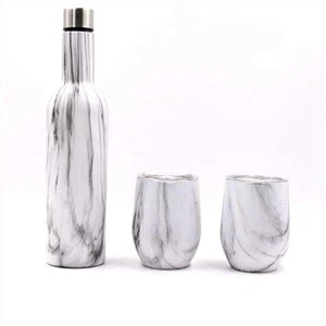 Bottiglia di vino in acciaio inossidabile da 25 once